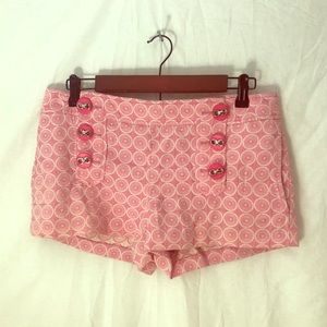 Pink Tibi Shorts